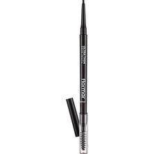 MSP Kaş Kalemi & Fırçası - Ultra Thin Brow Pencil - 004 Dark Brown - 8690604572137
