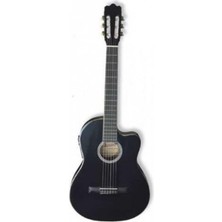 MSP CG44CEQ Bk Elektro Klasik Gitar