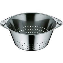 MSP Gourmet Paslanmaz Çelik Süzgeç, 24 Cm, Geniş Delikli Makarna Süzgeci, Cromargan® Yüksek Kaliteli Paslanmaz Çelik, Bulaşık Makinesinde Yıkanabilir