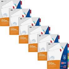 MSP Big Tab 21211 3 Halkalı Kitap Için Ayırıcı Yapraklar, 8 Ayraç, Çok Renkli, 6 Set