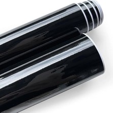 MSP Black Parlak Siyah Hava Kanallı Üstü Koruma Jelatinli Araç Motor Aksesuar Araç Tavan Kaplama Folyosu Kırılmaz Çizilmez Özel Postüplü Ambalajda Gönderim (152CMX20CM)