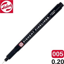 MSP Pigment Fineliner Teknik Çizim Kalemi, Siyah, 0.20MM