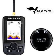 MSP Wireless Balık Bulucu Akıllı Sonar Teknolojisi LCD Ekranlı Kablosuz Balık Tespit Cihazı