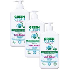 MSP Green Clean Hassas ve Alerjik Ciltlere Özel Parfümsüz Boyasız Likit Sabun 500 ml 3'lü