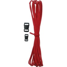 MSP 550 4mm 7 Çekirdek Outdoor Bileklik Çadır Kamp Ipi 5 Metre Kırmızı