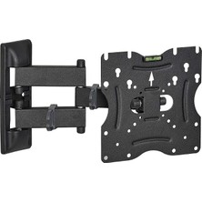 MSP Metal Tv Askı Aparatı, 32 Inç ve 43 Inç Arası Ekranlara Uyumlu, Tüm Markalar ile Uyumlu, Televizyon Duvar Asma Aparatı, Yüksek Kalite Metal Kalınlığı, Akropat Hareketli (30-Cm)