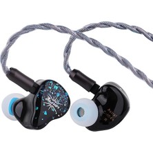 MSP Kiwi Ears Astral Kulak Içi Monitör, 1dd + 6ba Hibrit Kulaklık, Hifi Stüdyo Kayıt ve Karıştırma Kulaklığı, Taşınabilir Oyun Iem'leri, Profesyonel Müzik Mühendisleri ve Ses Tutkunları Için (Mavi