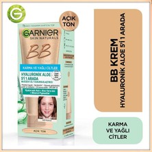 MSP Skin Naturals Bb Krem Mucizevi Cilt Kusursuzlaştırıcı Karma/yağlı Ciltler Açık Ton, 40 Ml, 1 Paket (1 x 40 Ml)