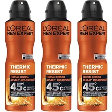 MSP Paris 3'lü Men Expert Thermic Resist Anti-Perspirant Sprey Deodorant Seti