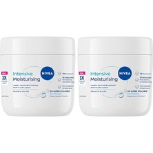 MSP Yoğun Nemlendirici El & Vücut Bakım Kremi 400ML, Normal/kuru Ciltler 48 Saat Nemlendirme (2 Paketi)