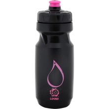 MSP Moods Up Plastik Matara 600 ml (Love- Pembe Siyah)