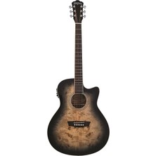MSP Deep Forest Burl Ace Black Fade Elektro Akustik Gitar