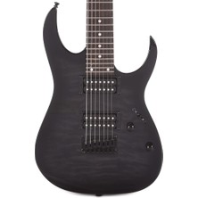 MSP GRG7221QA Tks - Transparent Black Burst 7 Telli Elektro Gitar