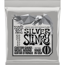MSP Ball John Mayer Silver Slinky Nickel Wound Elektro Gitar Telleri 10,5-47 Ölçü