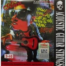 MSP A306XL-3 Akustik Gitar Sol Teli - Tek Tel 0.23W Sarımlı