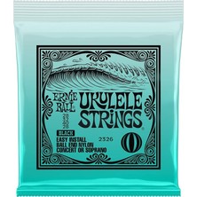 MSP Ball Konseri/soprano Ball End Naylon Ukulele Telleri - Siyah