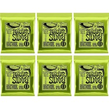 MSP Ball Regular Slinky Nickel Wound Electric Guitar Strings 6 Pack - 10-46 Gauge