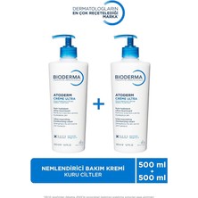 MSP Atoderm Cream Ultra Normal ve Kuru Ciltler Için Nemlendirici Yüz, Vücut Bakım Kremi 2X500 ml
