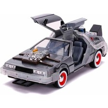 MSP 253255027, Zaman Makinesi (Geleceğe Dönüş 3) 1:24, Die-Cast (Metal), Açılabilen Kapılar, Serbest Tekerlek