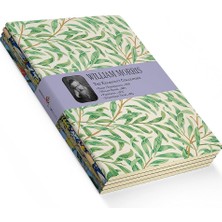 MSP William Morris Defter Seti, The Kelmscott Collection, Çizgisiz, 64 Sayfa, 14X21CM, Çok Renkli, 4'lü