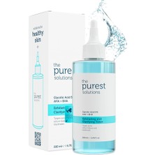 MSP Purest Solutions, Gözenek ve Siyah Nokta Görünümünü Azaltmaya Yardımcı Arındırıcı Tonik,%5 Glikolik Asit, Aha, Bha, 200 ml