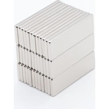 MSP Adet 30X10X2 mm Dikdörtgen Neodyum Mıknatıs Boy 30MM En 10MM Kl. 2mm