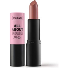 MSP All About Color Matte Lipstick Mat Görünümlü Ruj 507 Kiss Me More, Nude