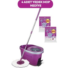 MSP Thunderbolt Pedallı Otomatik Temizlik Seti ve 4'lü Yedek Mop