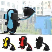 MSP Otomotiv (778) Universal Vantuzlu Renkli Telefon Tutucu Siyah-Kırmızı-Mavi Kırmızı