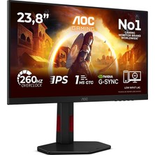 MSP 24G4ZR 24″ 260Hz 1ms HDR10 Nvidia G-Sync Fast IPS Gaming (Oyuncu) Monitör