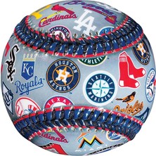 MSP Sports 30 Club Baseball Teeball - Soft Strike - 30 Club Logo Topu (Tüm Takımlar) - Soft Core - Mlb Resmi Lisanslı Ürün