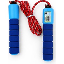 MSP Sayaçlı Atlama Ipi Sünger Saplı Fitness Egzersiz Ipi Mekanik Sayaçlı Spor Ipi (Karma Renk) (SHT-414)