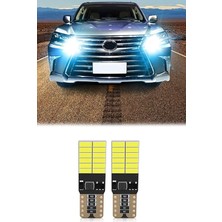MSP Oto Market T10 Park LED Iç Aydınlatma Park Ampul Dipsiz Beyaz 24 Ledli (2ADET)