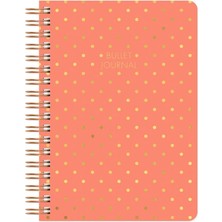 MSP Color Noktalı Bullet Journal Pro Defter Shine Mercan 17X24