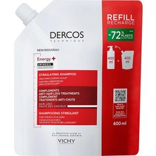 MSP Dercos Energy+ Dökülme Karşıtı Şampuan Yeniden Dolum Paketi 400 ml
