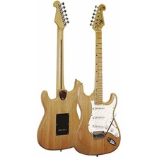 MSP Stratocaster Elektro Gitar (Vintage Naturel)