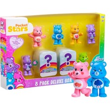 MSP Care Bears Mini Koleksiyon Figürleri | 8'li Paket Deluxe Kutu | 2 Nadir Gizli Ayı Dahil 8 Mini Koleksiyon Figürü | Pmı Tarafından Resmi Koleksiyon Ürünleri | A'dan D'ye Kadar Çeşitler (D