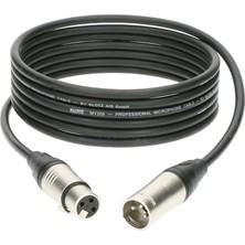MSP M1 MY206 Mikrofon Kablosu Siyah 0,6m Xlr Klotz Uçlu