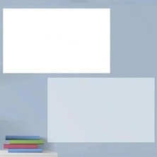 MSP Paket 60X100 cm 1x Beyaz, 1x Şeffaf Yapışkansız Tutunan Statik Pratik Yazı Tahtası, Çok Amaçlı, Duvara, Cama Yapışkansız Tutunur, Ders Çalışma Yazı Tahtası Manyetik Duvar Sticker