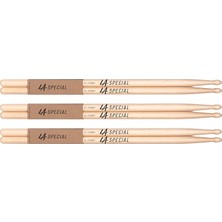 MSP Specials Davul Çubukları | Davul Çubukları | 5A Hickory Davul Çubukları, Oval Ahşap Başlık, Üç Çift