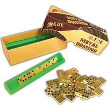 MSP Metal Domino Oyun Seti, Büyük Boy, Zamak Domino Taşı, 1. Kalite
