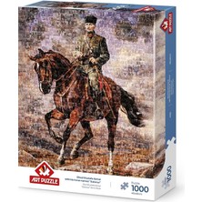 MSP Puzzle Atatürk Sakarya Isimli Atıyla Kolaj 1000 Parça Puzzle