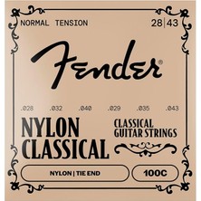 MSP 100 Clear/silver Tie Nylon Classical Strings Takım Tel Klasik Gitar Teli
