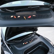 MSP Model Y Juniper (2025+) Uyumlu Ön Cam Altı Klima Giriş Koruma Izgarası - Yaprak ve Çöp Engelleyici Filtre