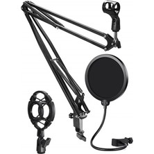 MSP NB39HYP Set Stüdyo Mikrofon Için Stand Shock Mount Filtre (35X35 Santimetre)