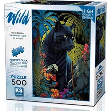 MSP Games 500 Parça Kara Panter Puzzle -