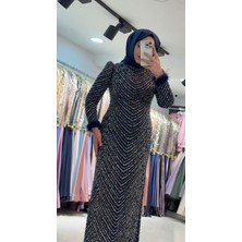 Perfect Mega Store Suenna Tamamı Taş Detaylı Abiye ELBISE-275