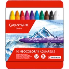MSP D'ache: Neocolor Iı: Bir Metal Kutuda 10: Suluboya Crayon