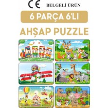 MSP Baby Puzzle 6 Parça 6 Adet Puzzle Seti-1