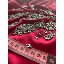 MSP Market 20 Adet Papağan Klips. Armut Klips, Takı Klipsi, (Papağan No : 502) Silver